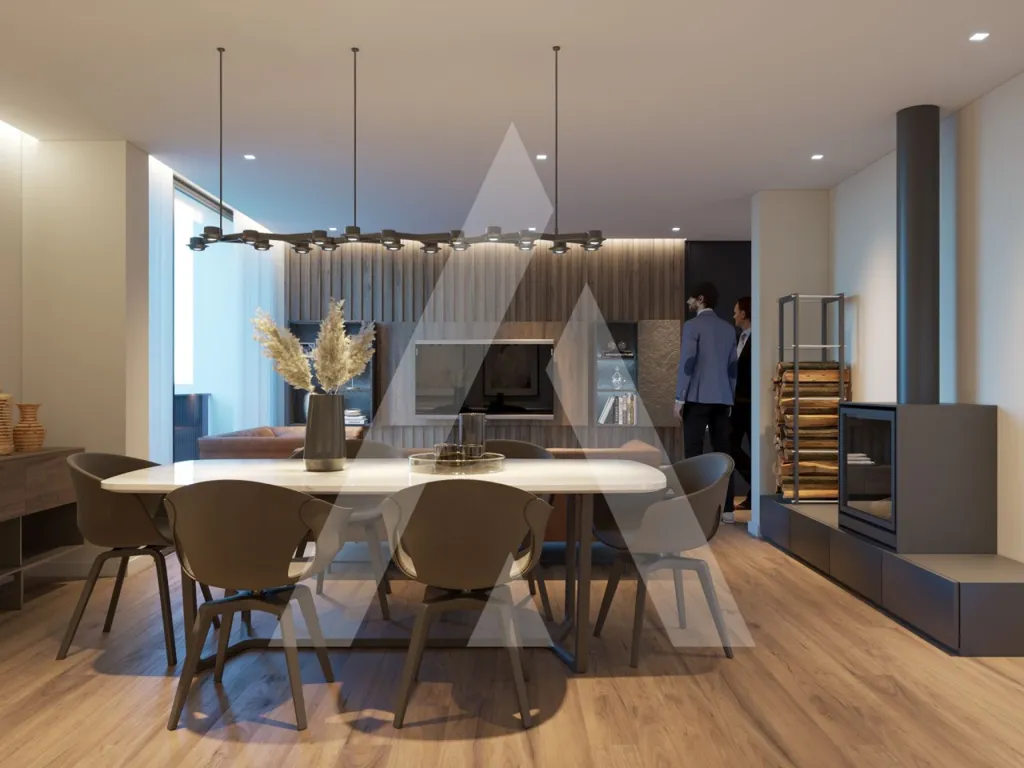 Söögituba - Modern T4 House with Elevator in São Roque