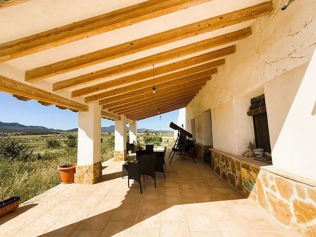 Terrasse - Rural House with Orchard in Jumilla