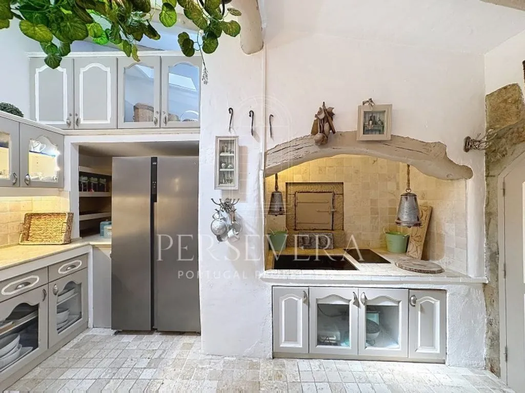 Köök - Villa with Ocean Views in Biscaia, Cascais
