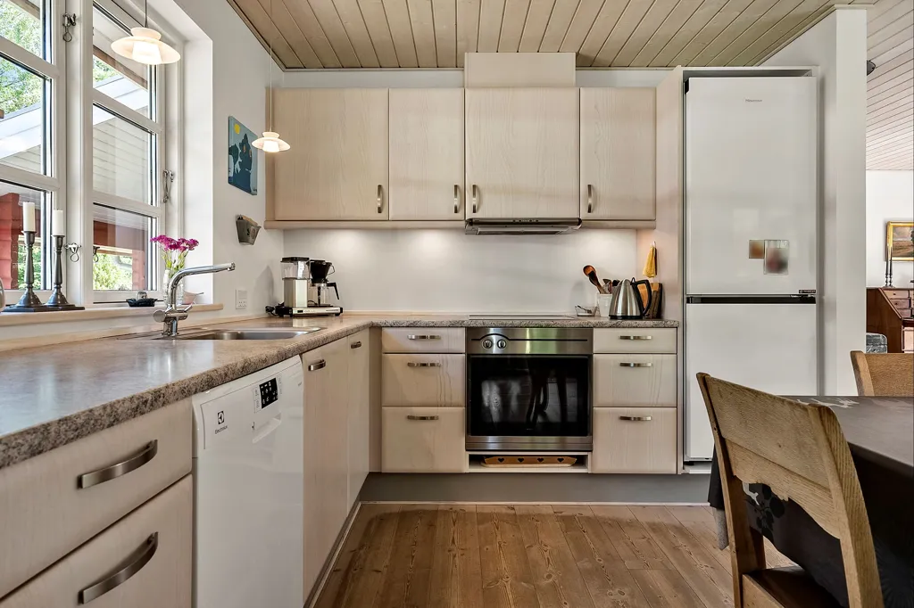 Kitchen - Holiday Home with Large Garden in Sejs-Svejbæk