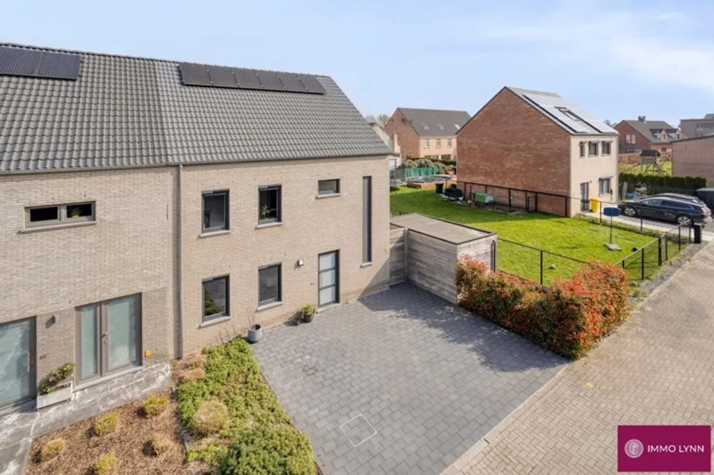 Aerial - Contemporary House with Large Attic in Kampenhout