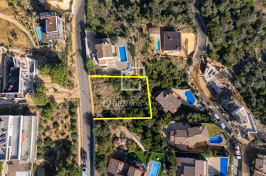 Aerial - Building Land with Sea Views in Begur