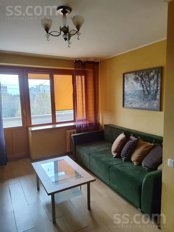 Soggiorno - 1-Bedroom Apartment with Balcony in Jugla, Riga