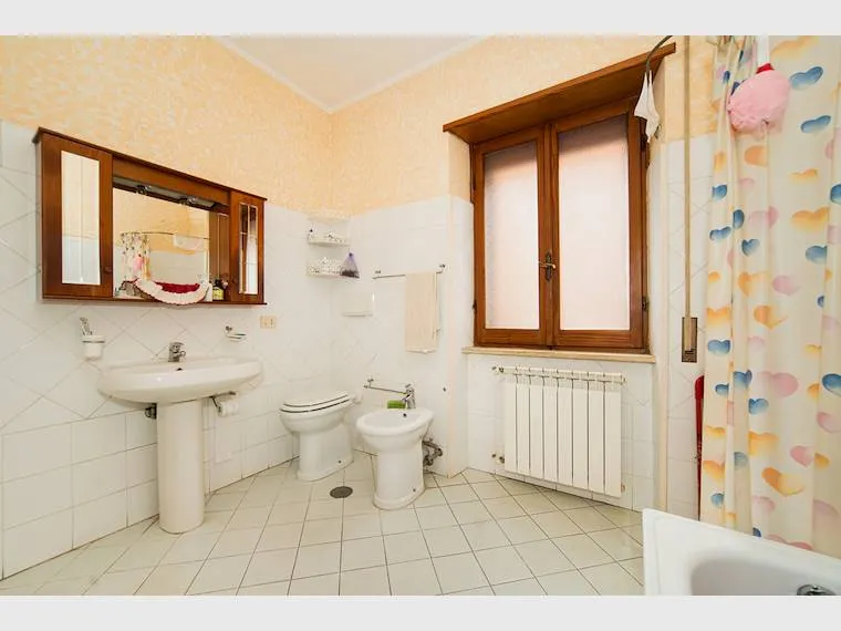Bathrooms - Central Two-Bedroom Apartment in Formello