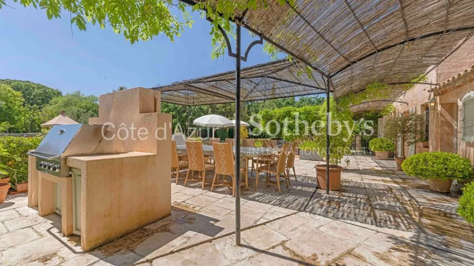 Terrasse - Villa Provençale avec Piscine à Ramatuelle