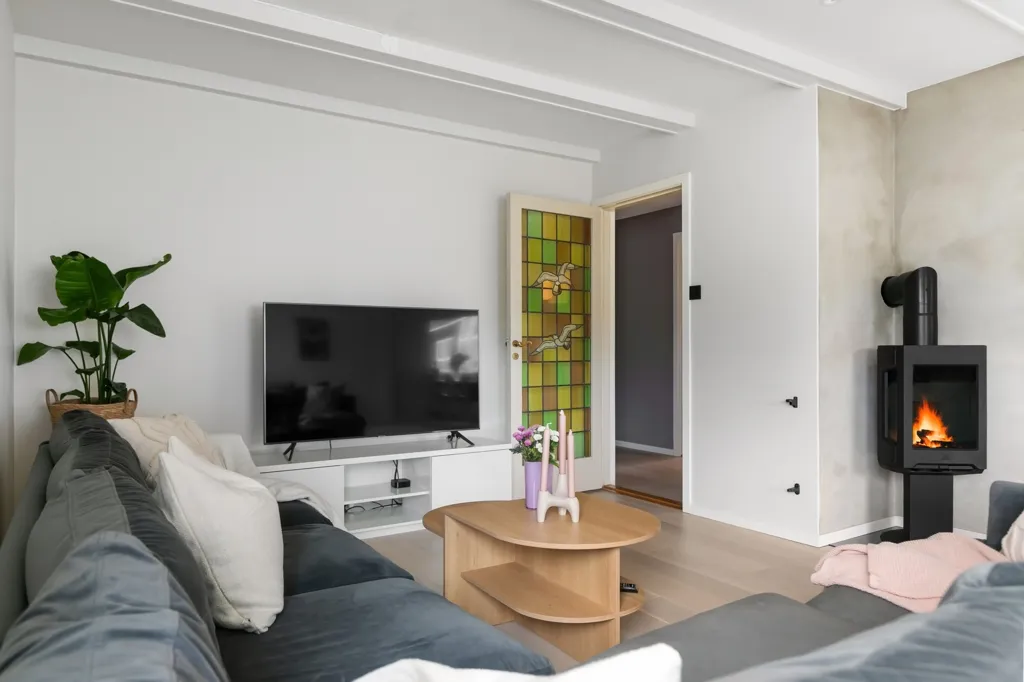 Séjour - Duplex with South-West Terrace in Oslo