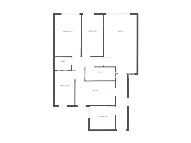 Plaan - Apartment with City Views in Torrelavega