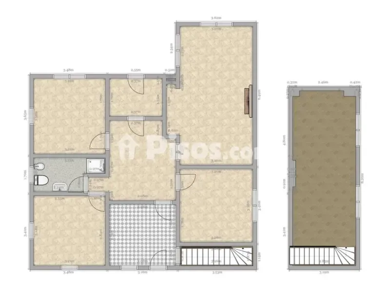 Plaan - Chalet with Extensive Garden in Nuevo Bulevar