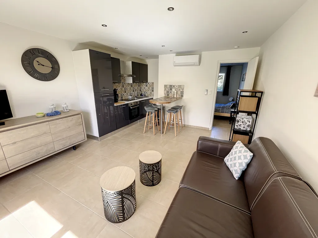 Soggiorno - Renovated T2 with Pool in Bormes-les-Mimosas