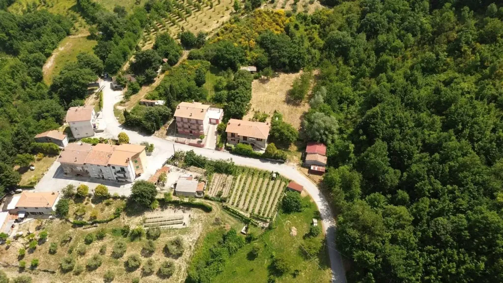 Õhuvaade - Villa with Panoramic Views in Gubbio
