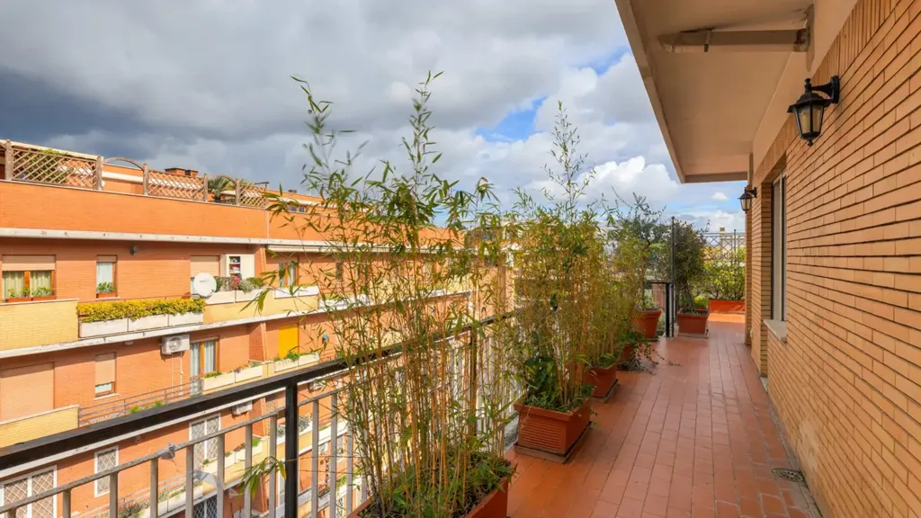 Balcon - Penthouse with Terraces in Rome