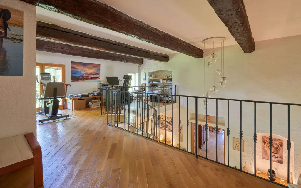 Living Room - Renaissance House with Pool in Manosque