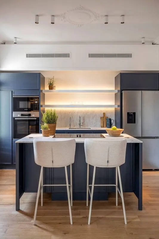 Köök - Apartment with Balcony in Eixample Izquierdo