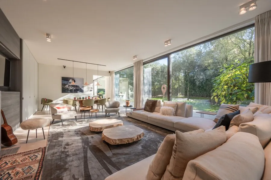 Séjour - Villa avec Terrasse et Vue Jardin près de l'Oude Molen