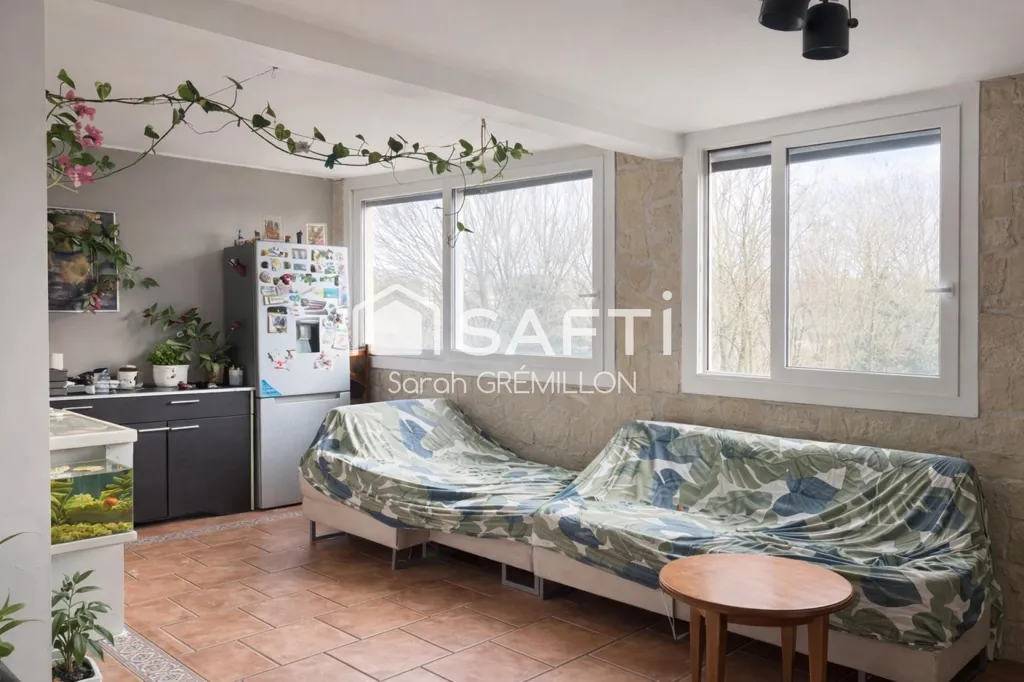 Cucina - Charming Duplex with Park View near Antony