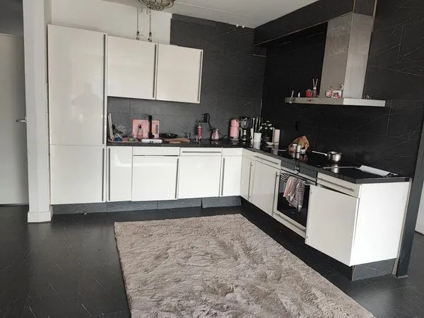 Köök - Apartment with Balcony in Amsterdam North