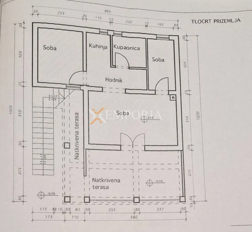 Plan - Duplex House with Sea View on Vir Island