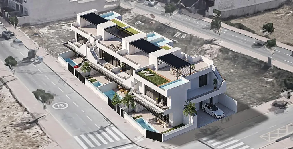 Beachfront Apartments with Pool in San Pedro del Pinatar