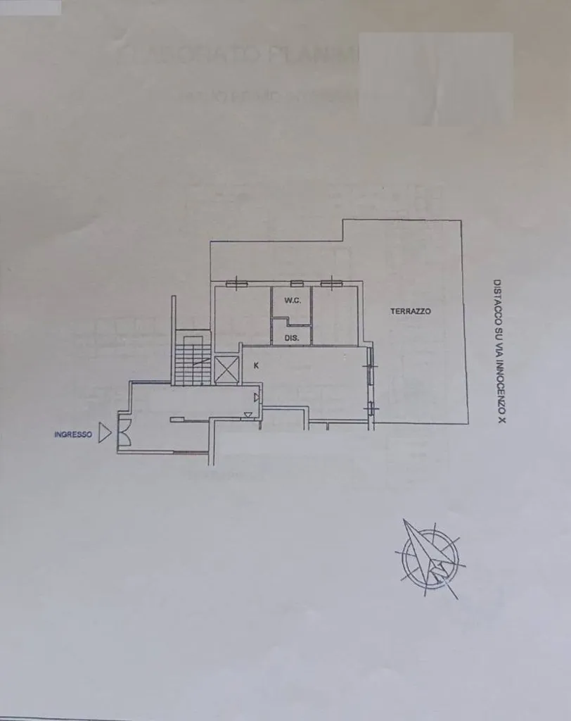 Plan - Luxury Flat with Private Garden in Monteverde, Rome