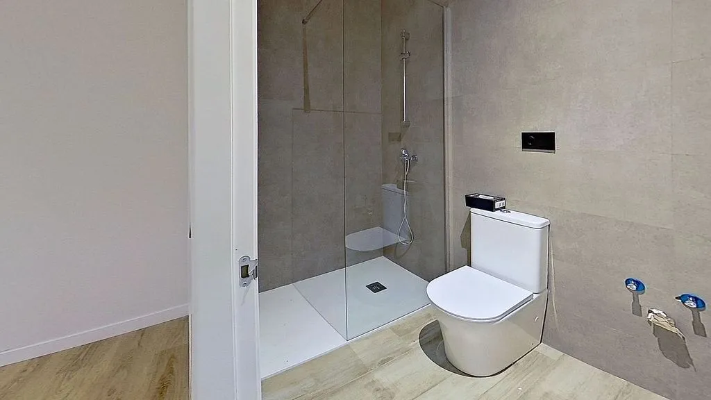 Salles de bain - Ground Floor Flat with Air Conditioning in Valladolid Centre