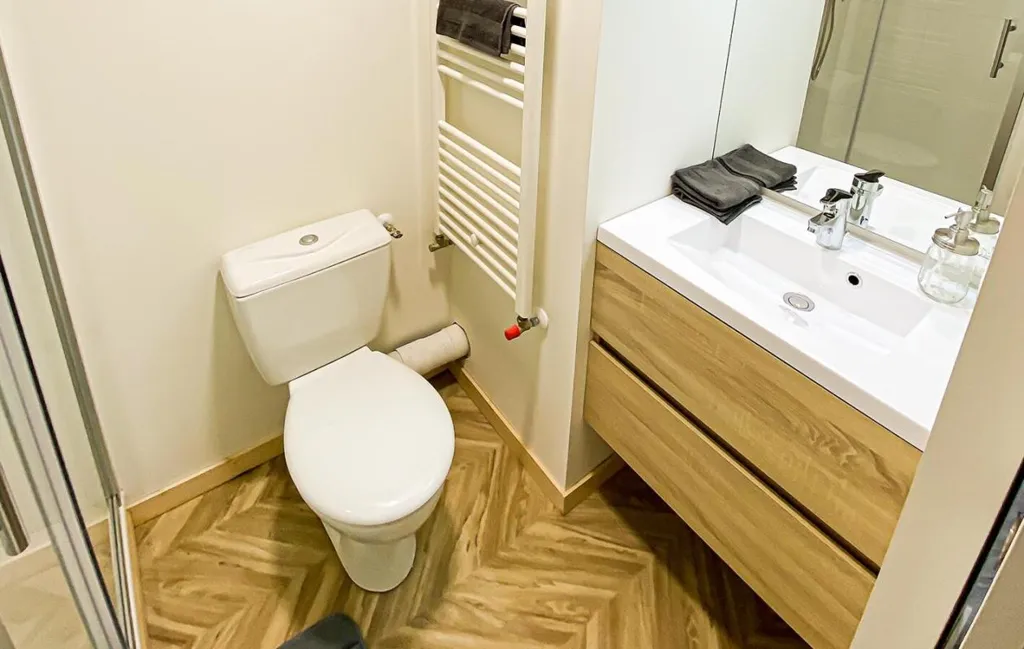 Salles de bain - Appartement Meublé dans Résidence Étudiante à Saint-Étienne