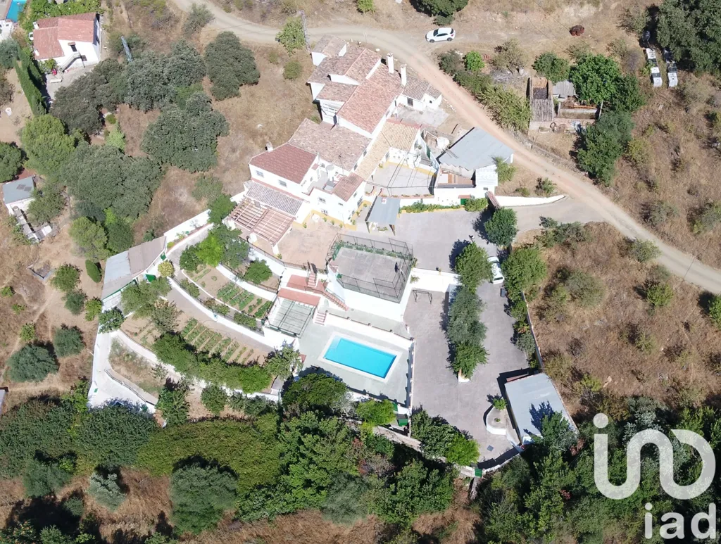 Aerial - Rustic Finca with Pool in Casabermeja