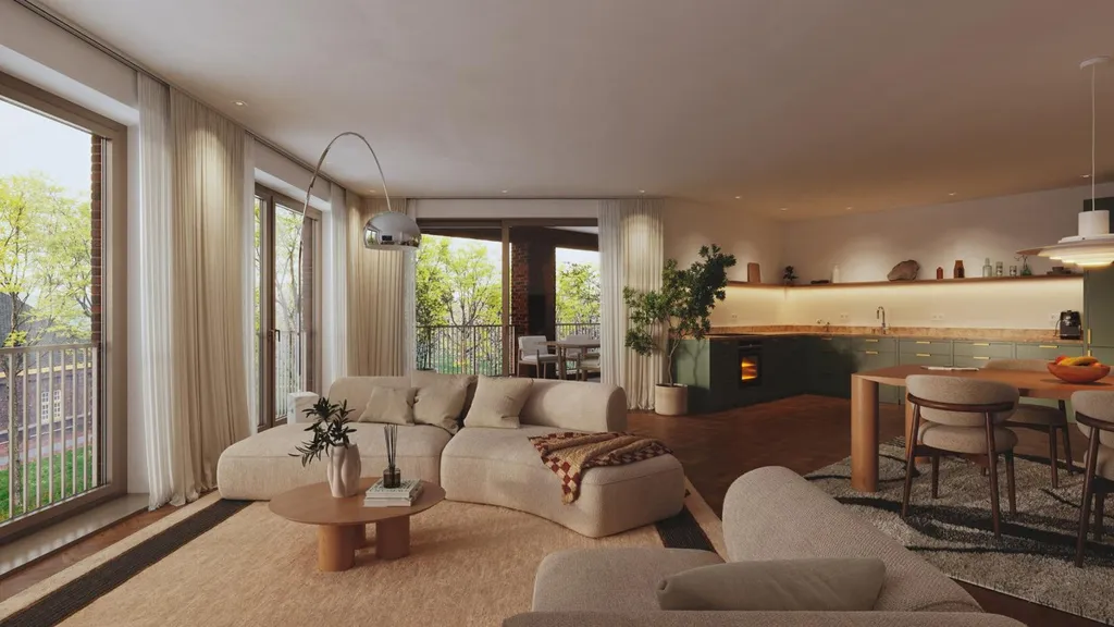 Séjour - Spacious Ground Floor Apartment with Loggia in Venlo