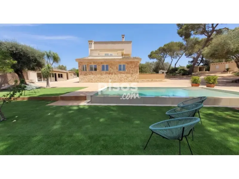 Piscine - Finca with Pool and Views in S'Aranjassa
