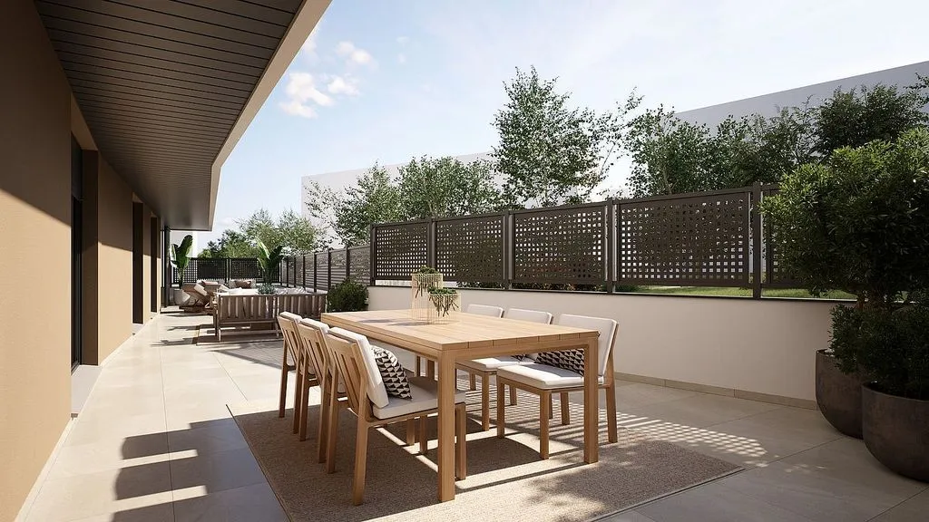 Terrass - New Flat with Elevator in Karmelo Etxegarai