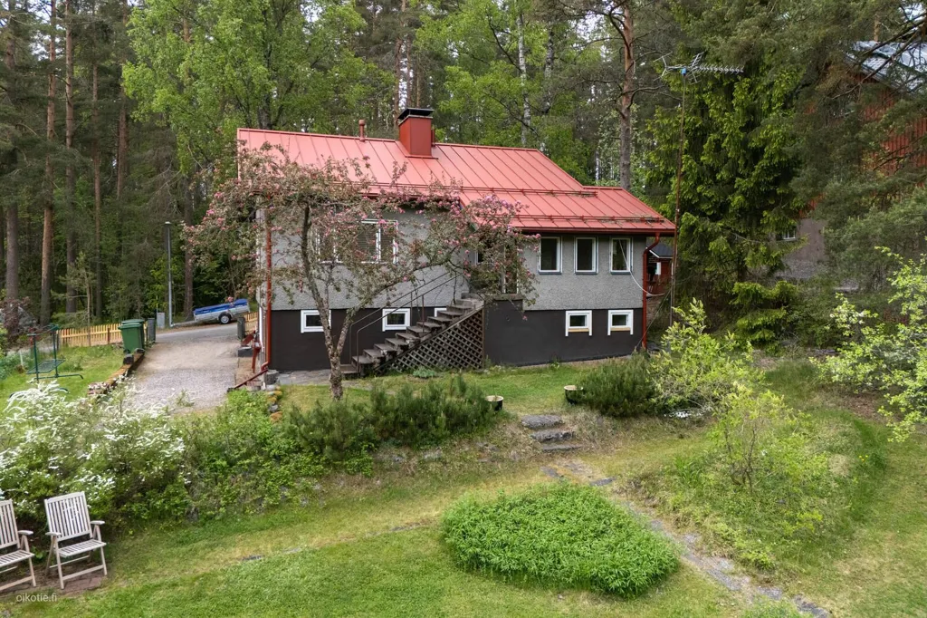 Vue aérienne - Detached House with Sauna in Hyvinkää