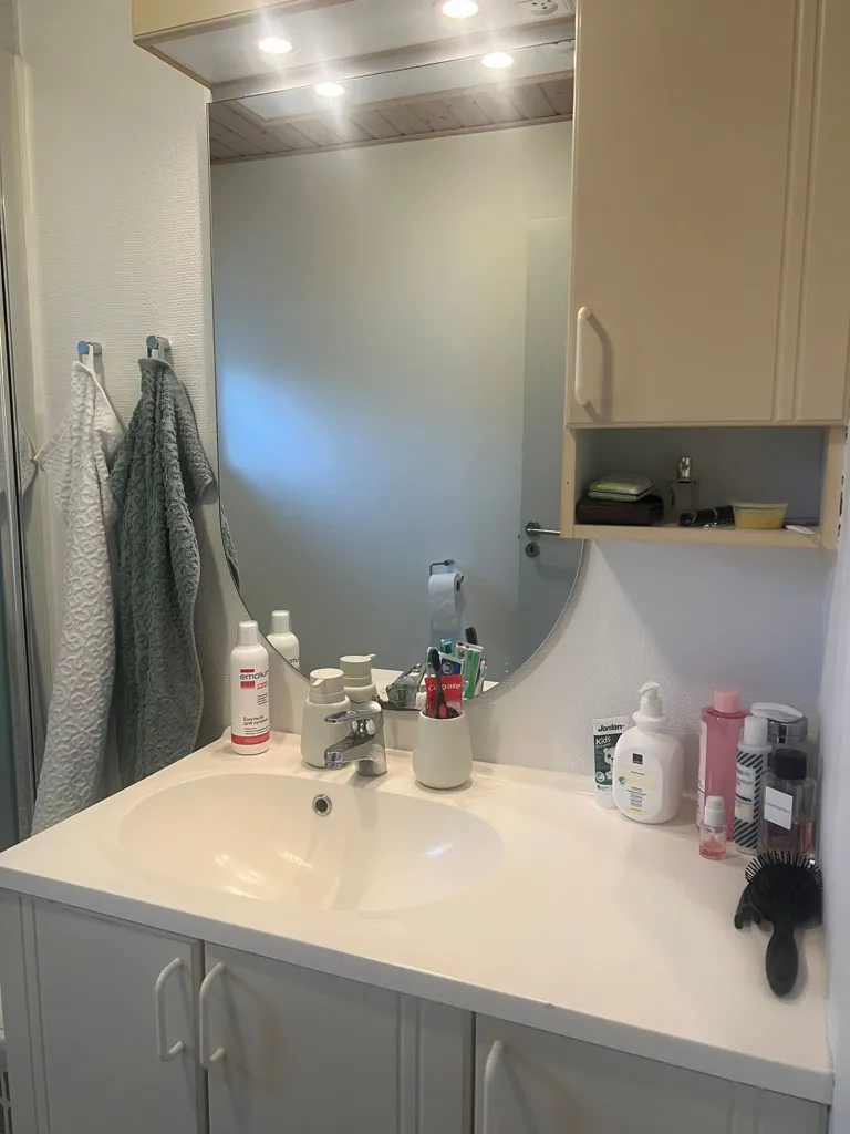 Salles de bain - Central Apartment with Balcony in Herning
