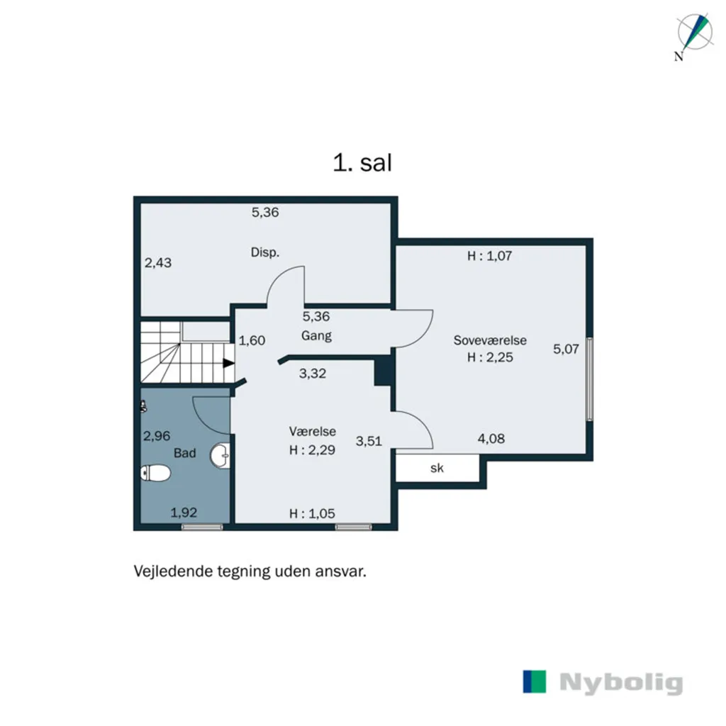 Plan - Maison 4 pièces à Odder