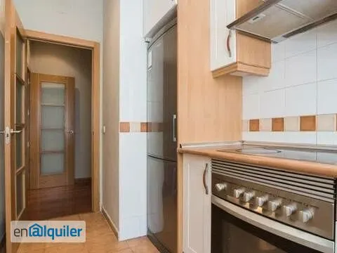 Kitchen - Bright Apartment with Balcony in Chueca, Madrid