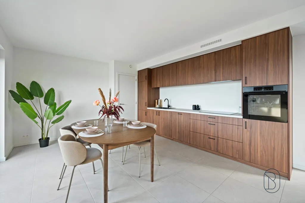 Salle à manger - Appartement Moderne avec Terrasse à Bruxelles