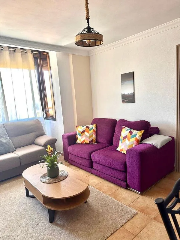 Living Room - Duplex with Sea View in San Cristóbal de La Laguna