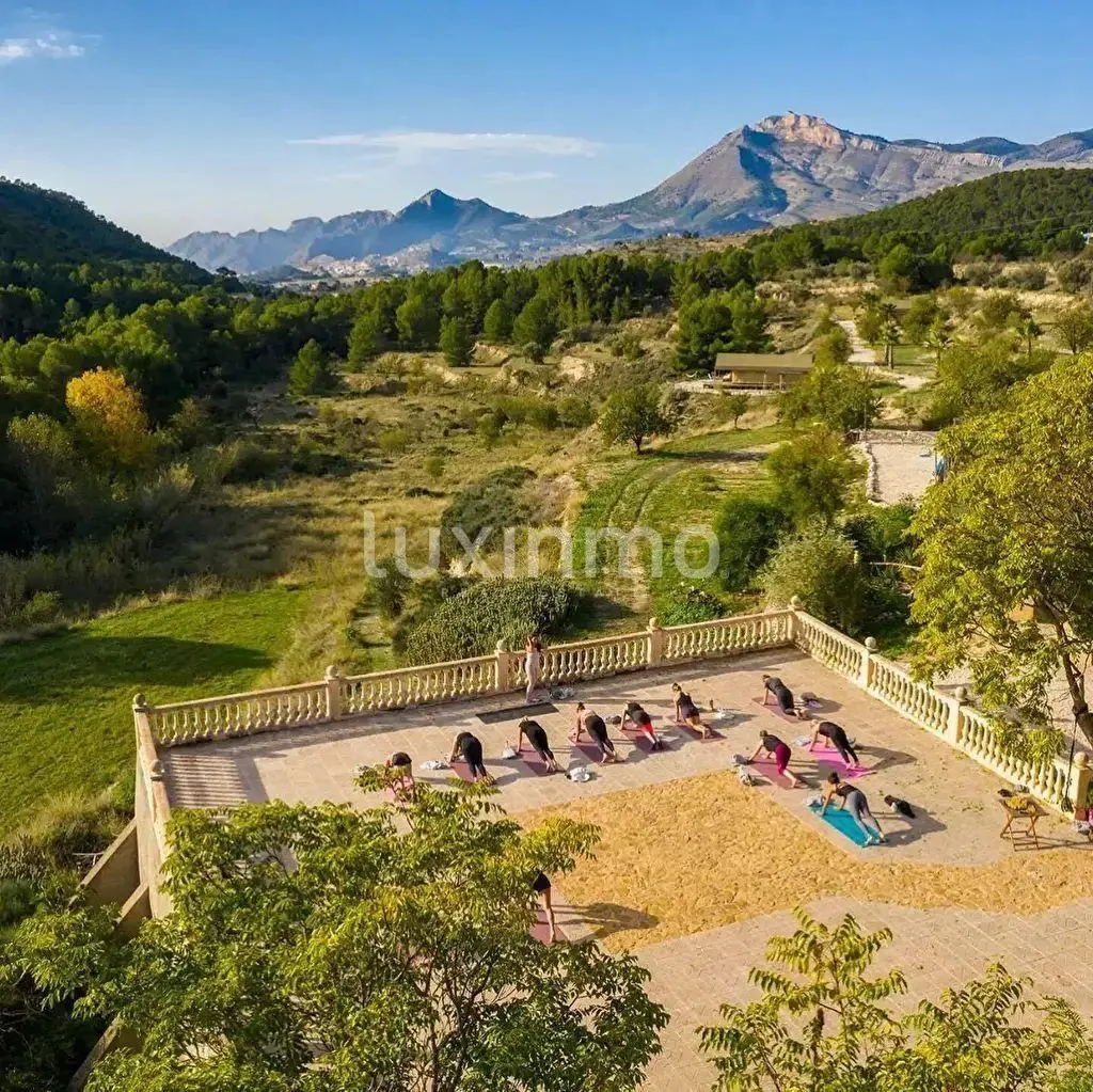 Terrasse - Finca-Style House with Mountain Views in Jijona