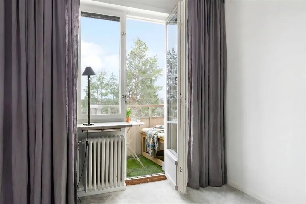 Chambres - 2-Bedroom Apartment with Two Balconies in Bromma