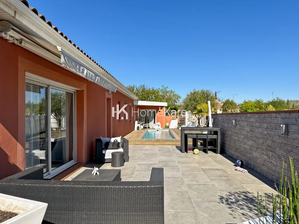Terrasse - Maison T5 avec Piscine à Castanet-Tolosan