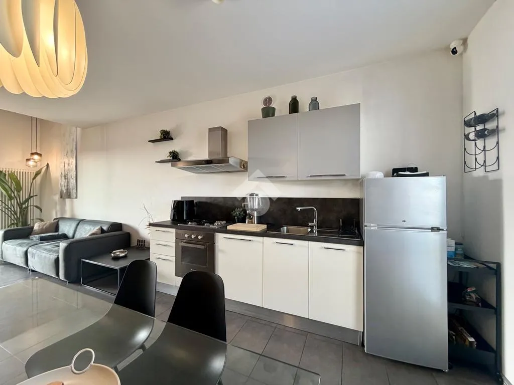 Köök - Loft with Terrace in Sona