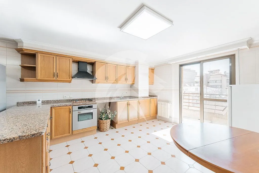 Köök - Apartment with Terrace in Castellón Centre