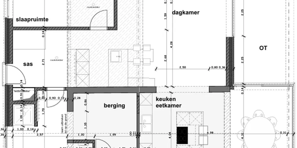 Plaan - Renovated Modern House with Terrace in Lommel