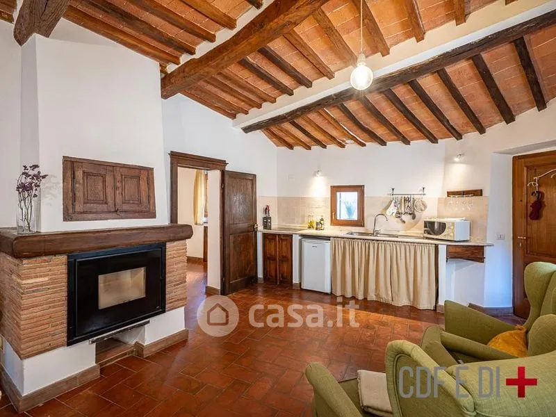 Séjour - Restored Trilocale with Balcony in Pitigliano