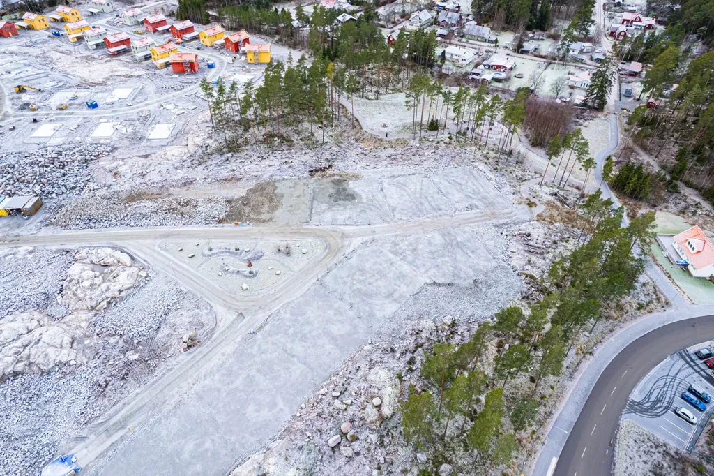 Vue aérienne - Plot with Panoramic View in Skölsta