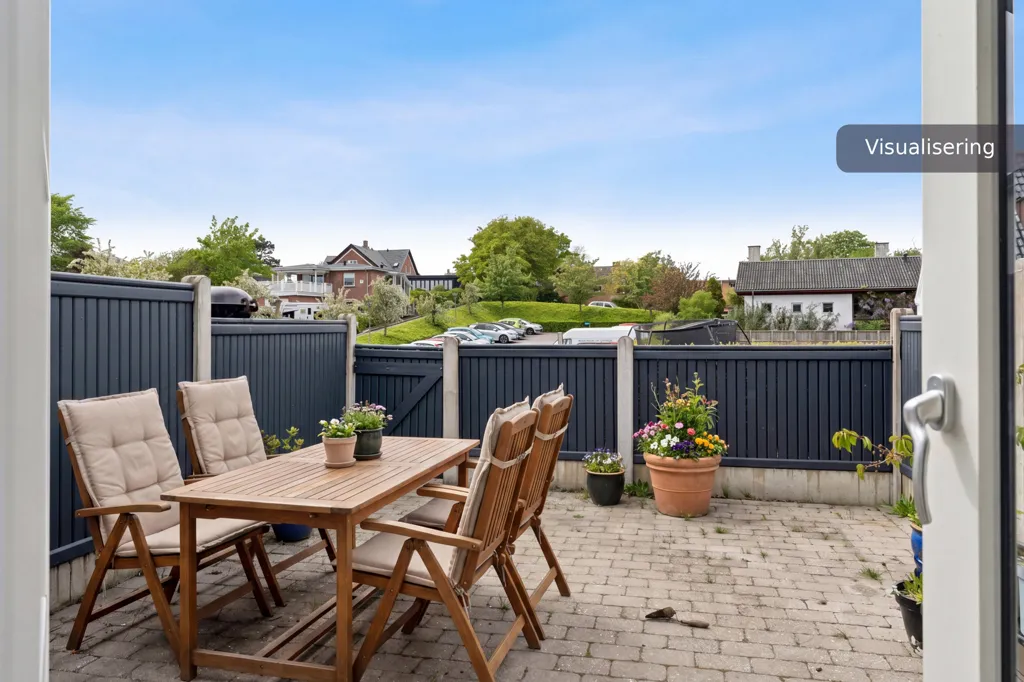 Terrasse - Condo with Terrace in Ebeltoft
