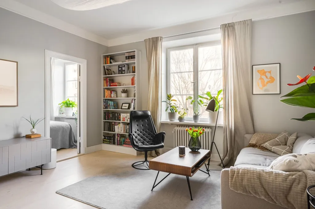 Elutuba - Bright 22A Flat with High Ceilings in Vasastan