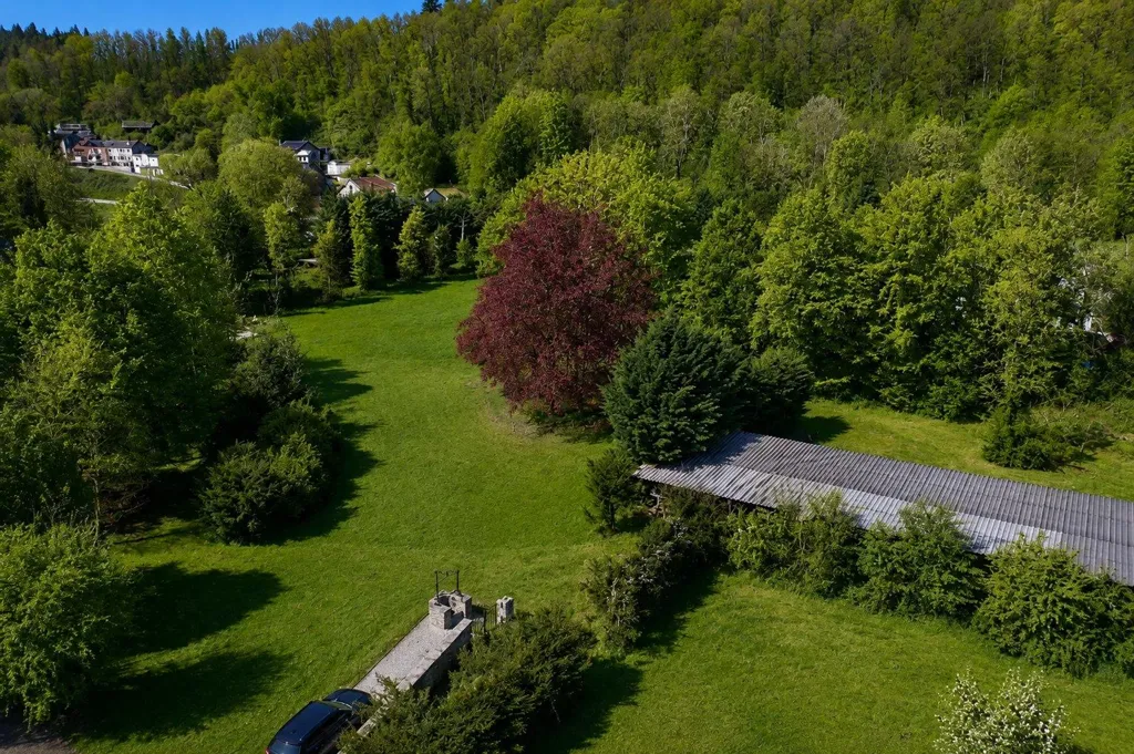 Vue aérienne - Moulin Historique avec Machinerie à Huccorgne
