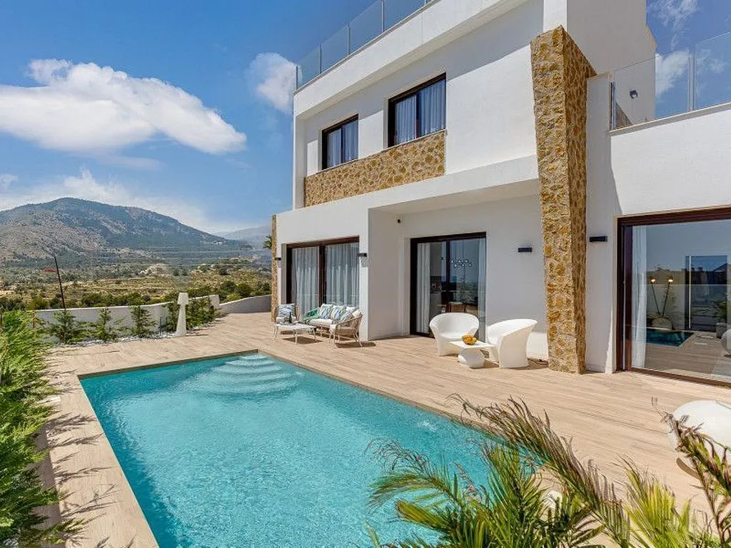 Pool - Chalet with Pool and Terrace in Finestrat