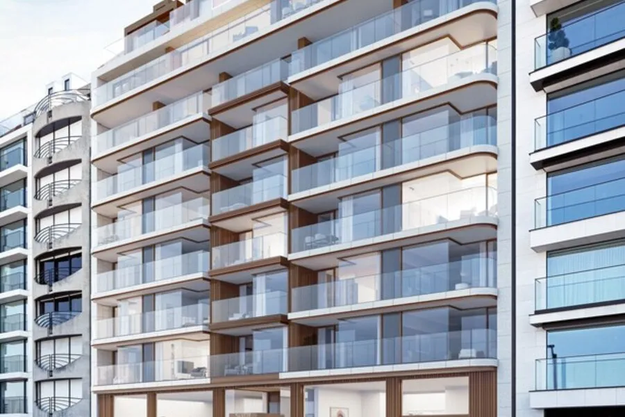 Newly Built Apartment with Sea View on Zeedijk