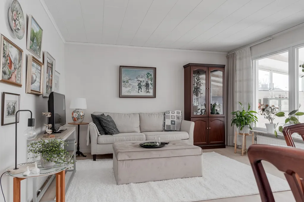 Séjour - 1-Storey Villa with Terrace in Fliseryd