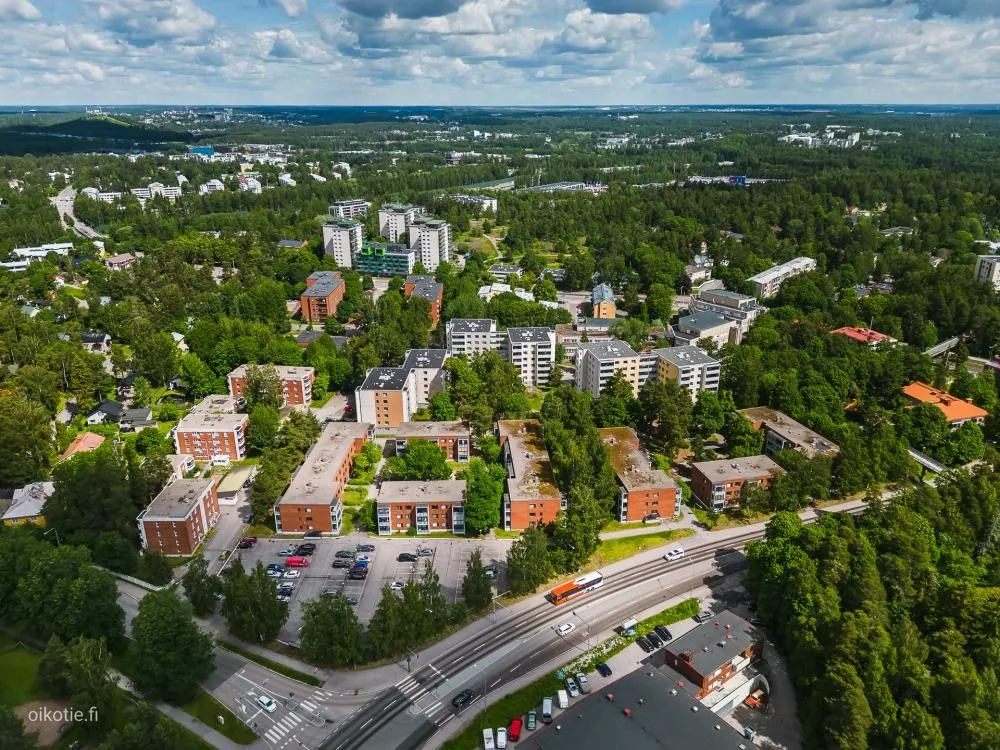 Õhuvaade - Apartment with Balcony in Pitäjänmäki, Helsinki
